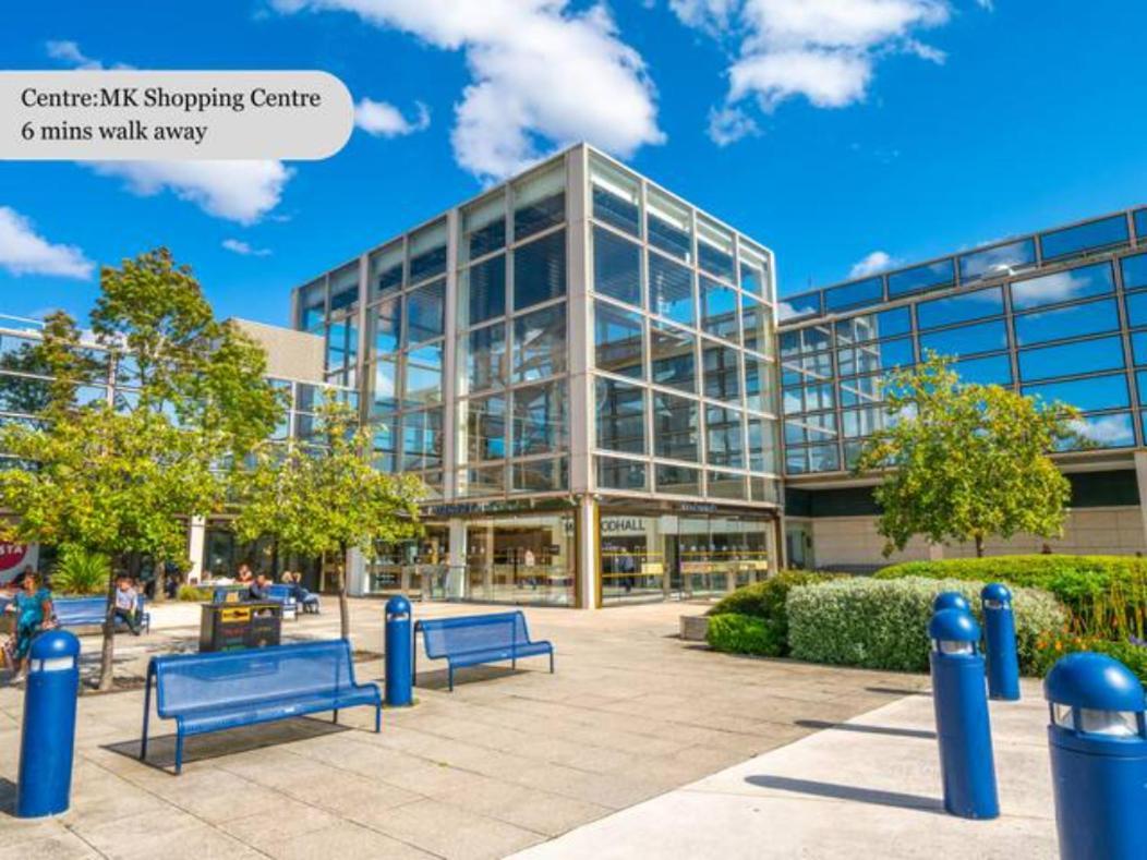 Luxury Campbell Park Apartments In Central Mk With Balcony, Free Parking & Smart Tv With Netflix By Yoko Property Milton Keynes Dış mekan fotoğraf